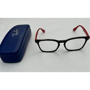 Ray-ban Kids Juniors Eyeglasses Red Black RB 1553 3725 48 [16] 130 Glasses Case